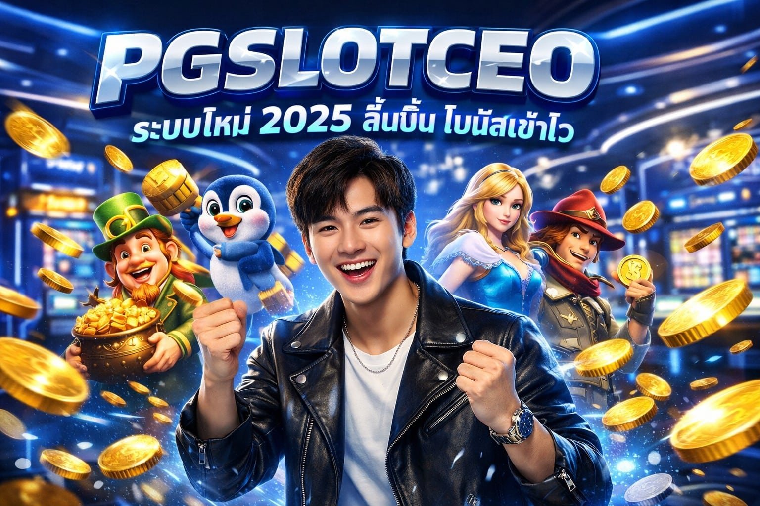 PGSLOTCEO ระบบใหม่ 2025 ลื่นขึ้น โบนัสเข้าไว